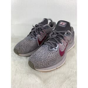 Nike Zoom Winflo 5 Women's Running Shoes Gray Purple Athletic Sneakers Size 8.5